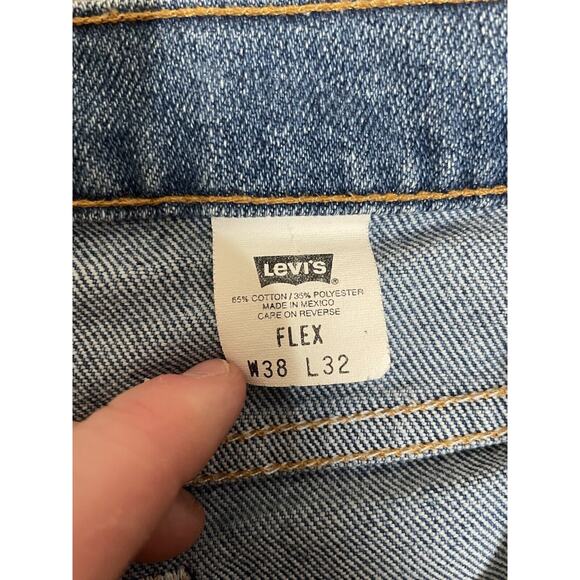 Vintage Levis Jeans Mens 38x32 Relaxed Fit 540 Brown Tab Denim Pants Casual - Picture 12 of 16